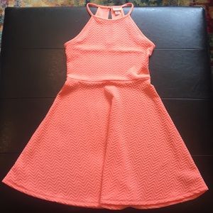 Summer Peach Dress